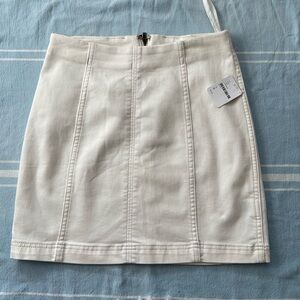 Free People White Skirt NWT size 6